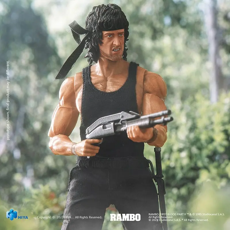 First Blood II Exquisite Super Series  Actionfigur 1/12 First Blood II John Rambo 16 cm termékfotó