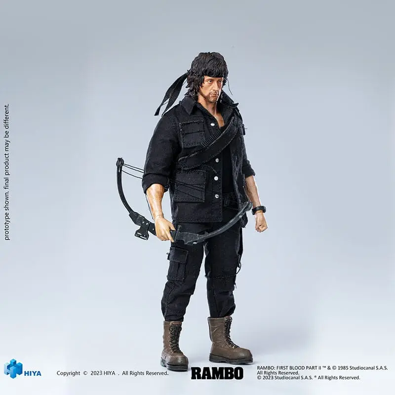 First Blood II Exquisite Super Series  Actionfigur 1/12 First Blood II John Rambo 16 cm termékfotó