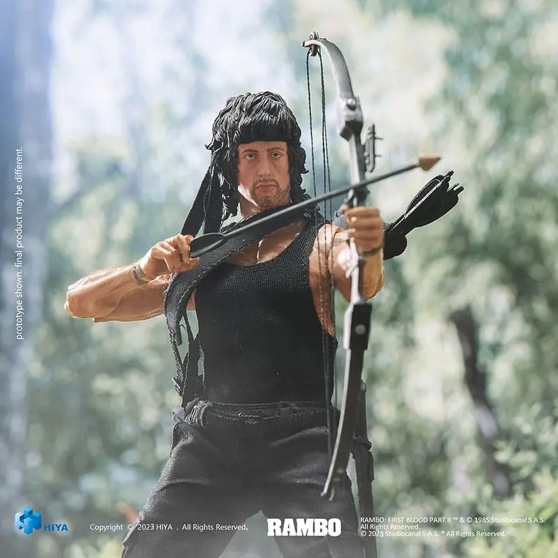 First Blood II Exquisite Super Series  Actionfigur 1/12 First Blood II John Rambo 16 cm termékfotó