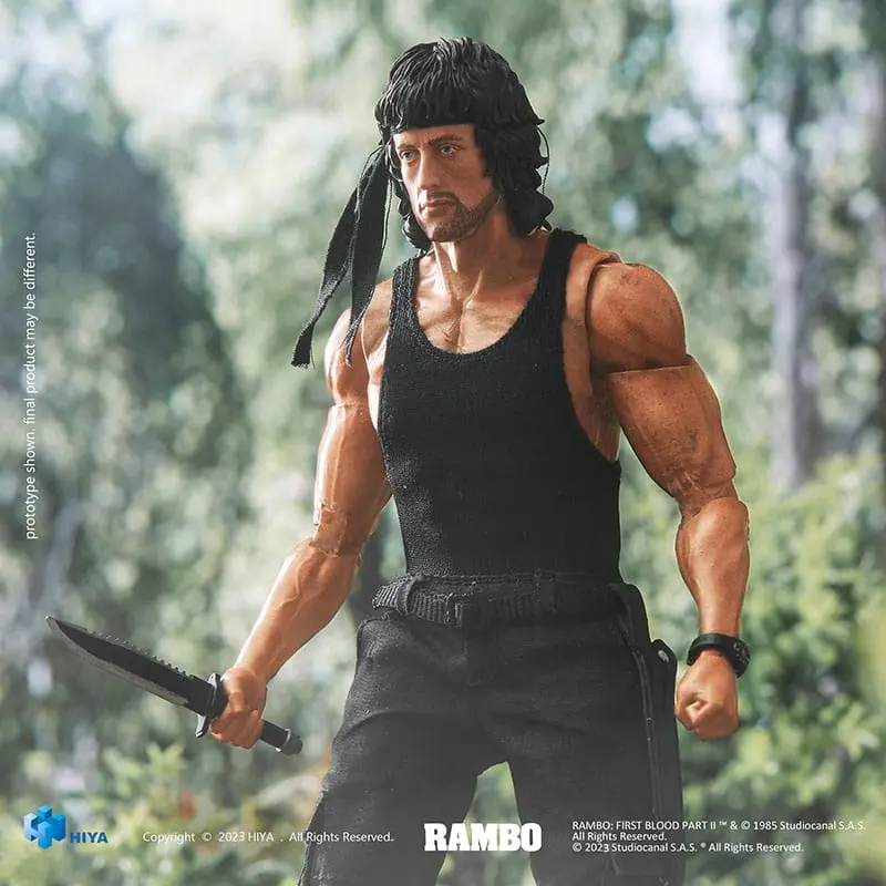 First Blood II Exquisite Super Series  Actionfigur 1/12 First Blood II John Rambo 16 cm termékfotó