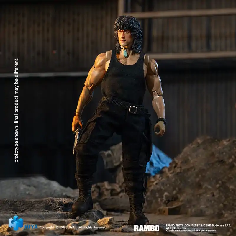 First Blood II Exquisite Super Series 1/12 First Blood III John Rambo akciófigura 16 cm termékfotó