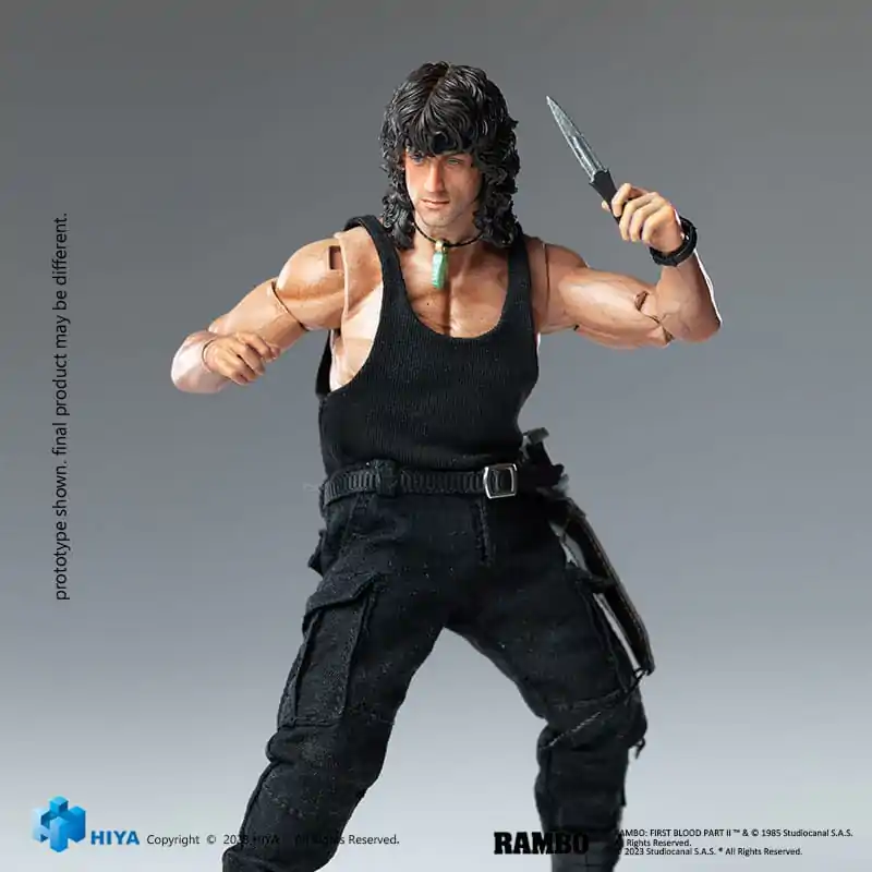 First Blood II Exquisite Super Series 1/12 First Blood III John Rambo akciófigura 16 cm termékfotó