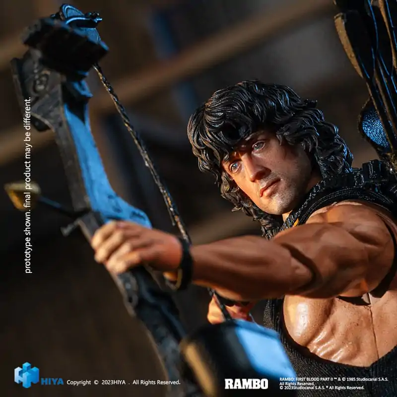 First Blood II Exquisite Super Series 1/12 First Blood III John Rambo akciófigura 16 cm termékfotó