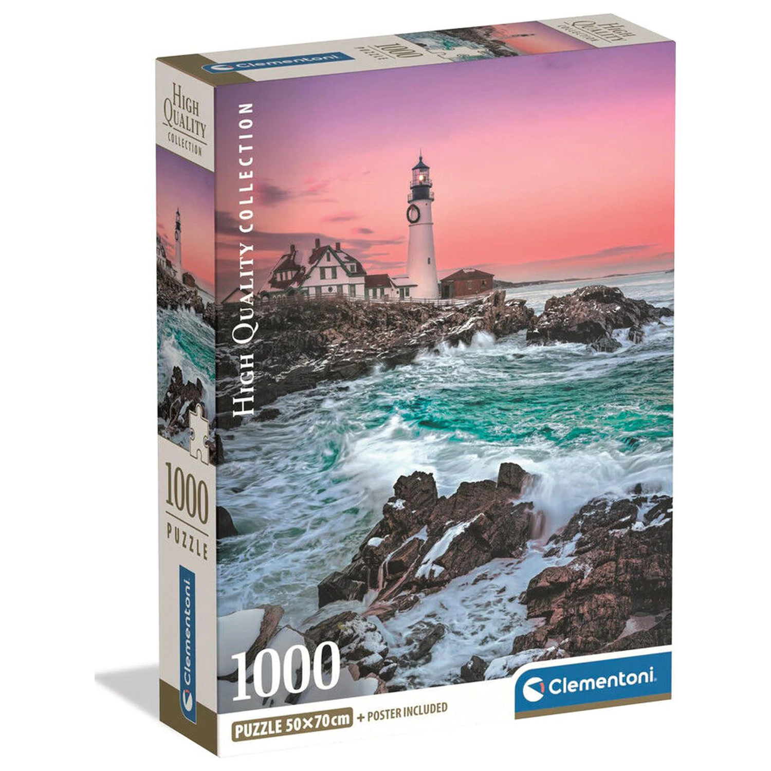 First Snow At Portland Head puzzle 1000db-os termékfotó