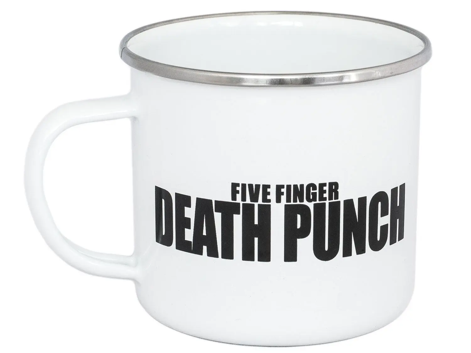 Five Finger Death Punch Enamel White Logo bögre termékfotó