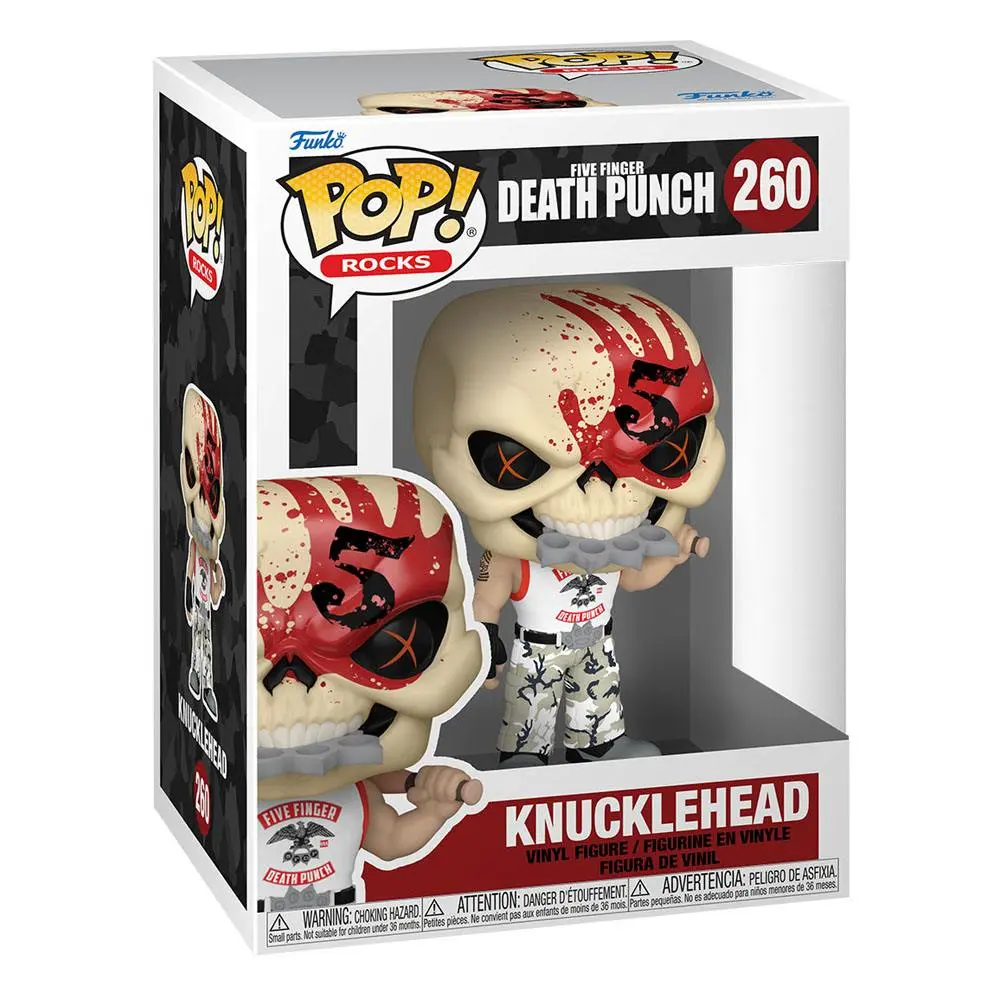 Five Finger Death Punch POP! Rocks Vinyl figura Knucklehead 9 cm termékfotó