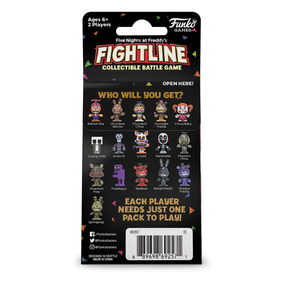 Five Nights at Freddy's Collectable Battle Game Kartenspiel-Erweiterungs Pack Fightline termékfotó