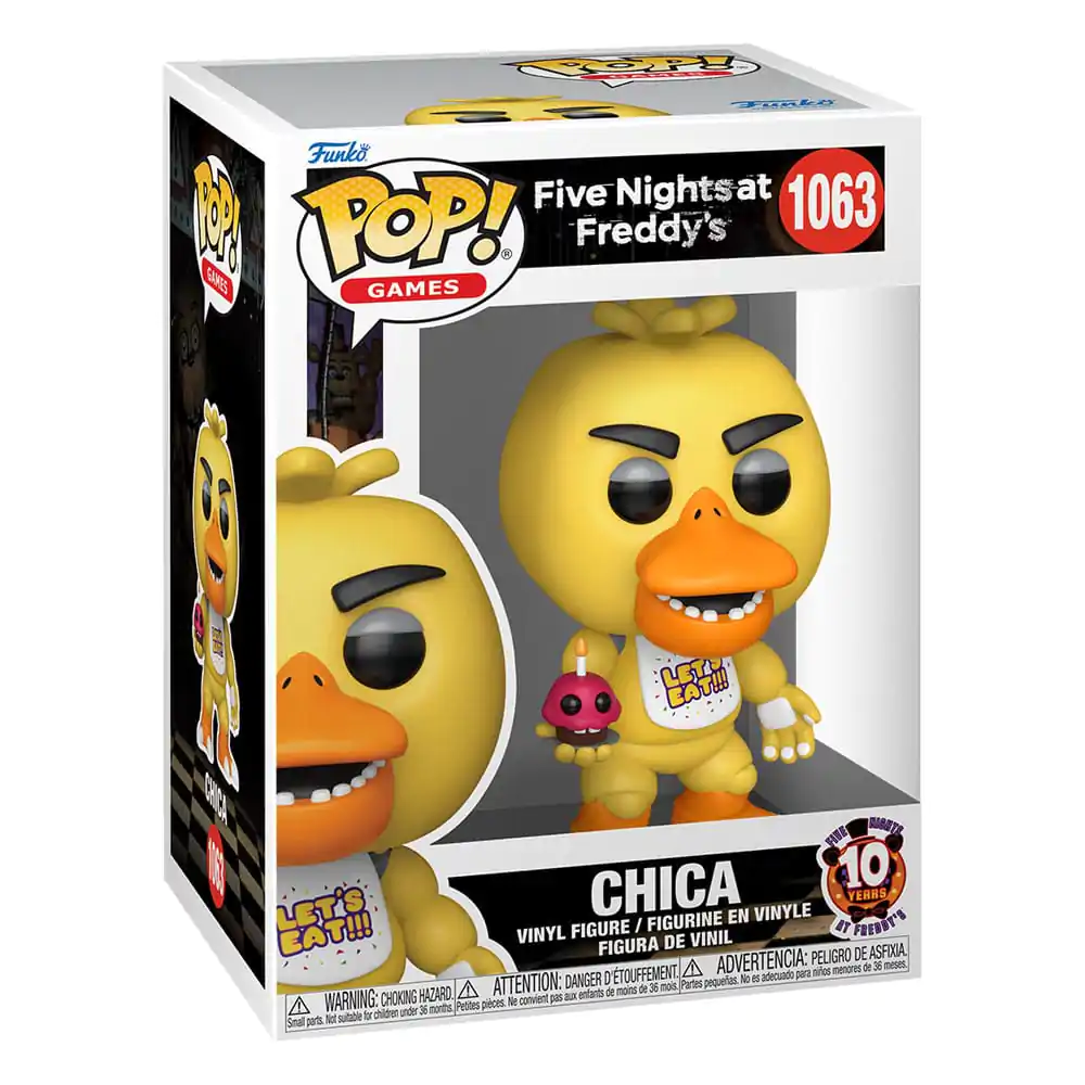 Five Nights at Freddy's Funko POP! Vinyl figura 10th Anniversary - Chica 9 cm termékfotó