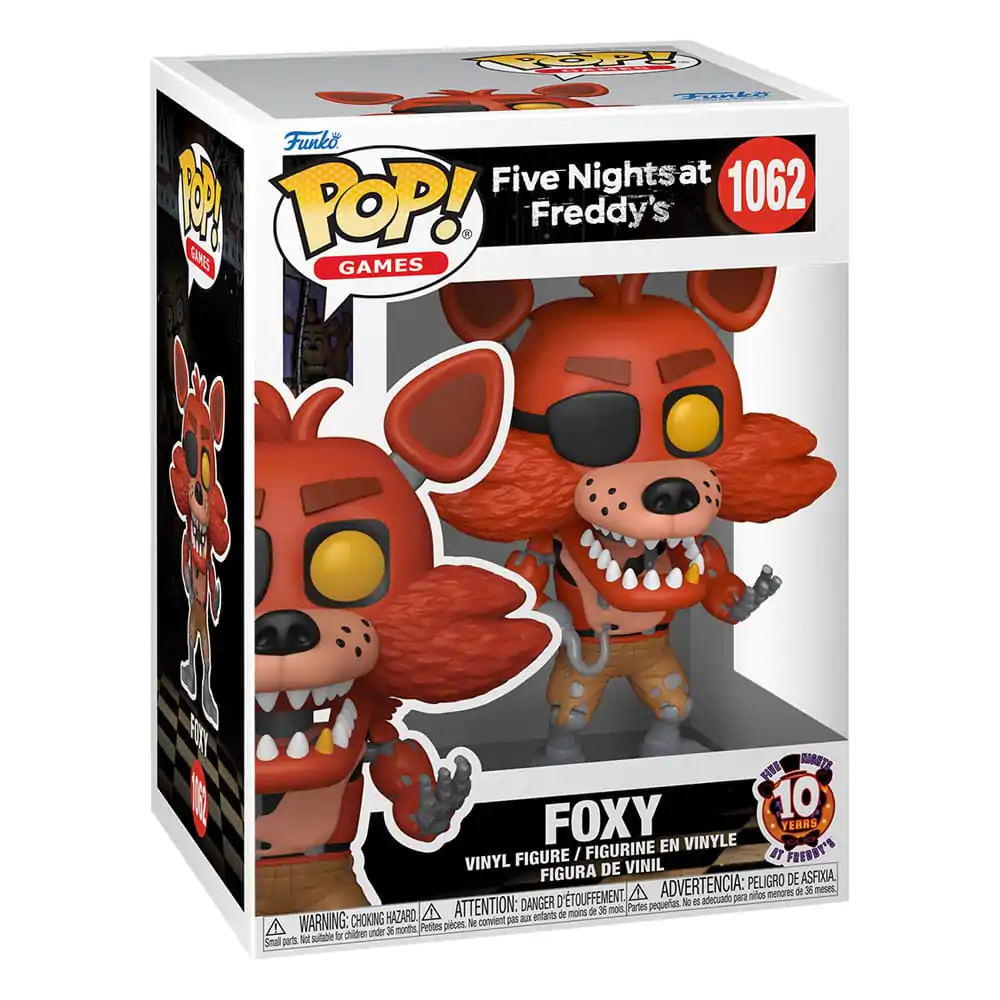 Five Nights at Freddy's Funko POP! Vinyl figura 10th Anniversary - Foxy 9 cm termékfotó