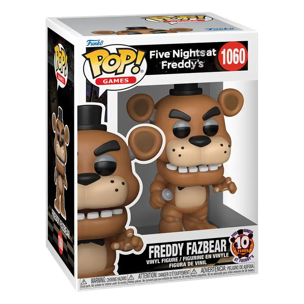 Five Nights at Freddy's Funko POP! Vinyl figura 10th Anniversary - Freddy 9 cm termékfotó