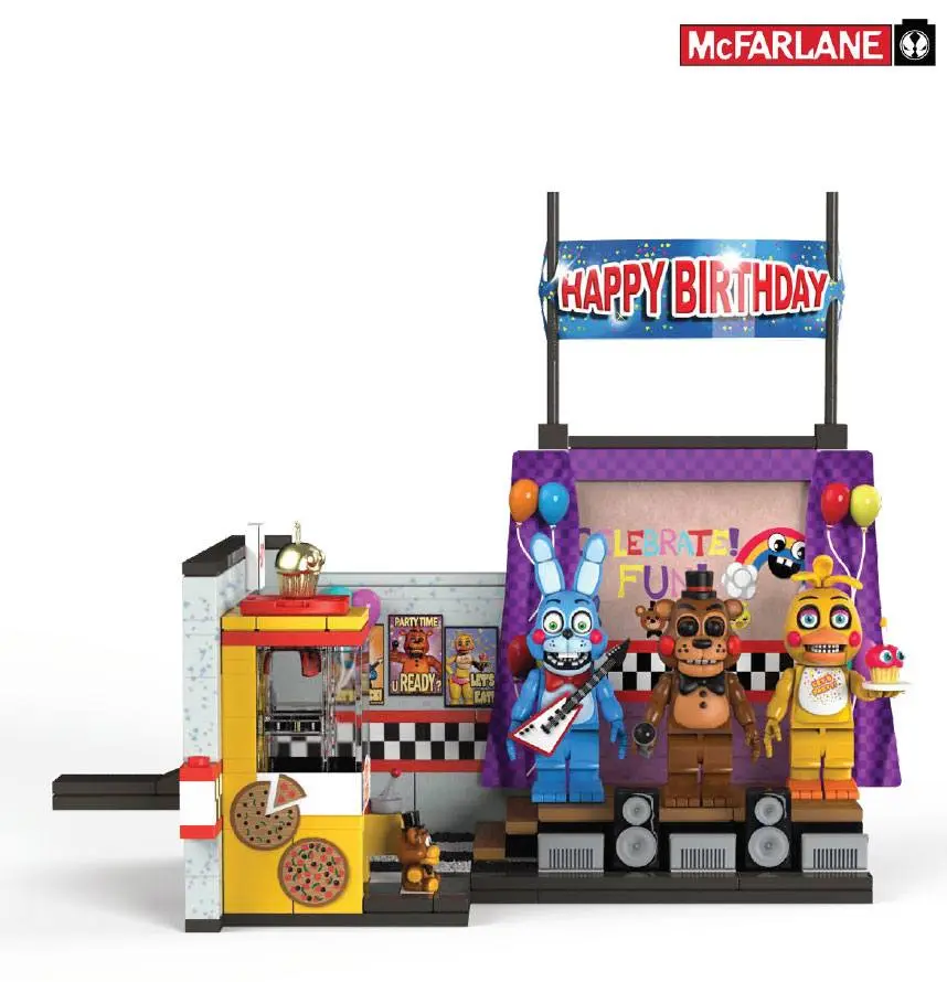 Five Nights at Freddy´s 2  Wave 5 The Toy Stage építő készlet termékfotó