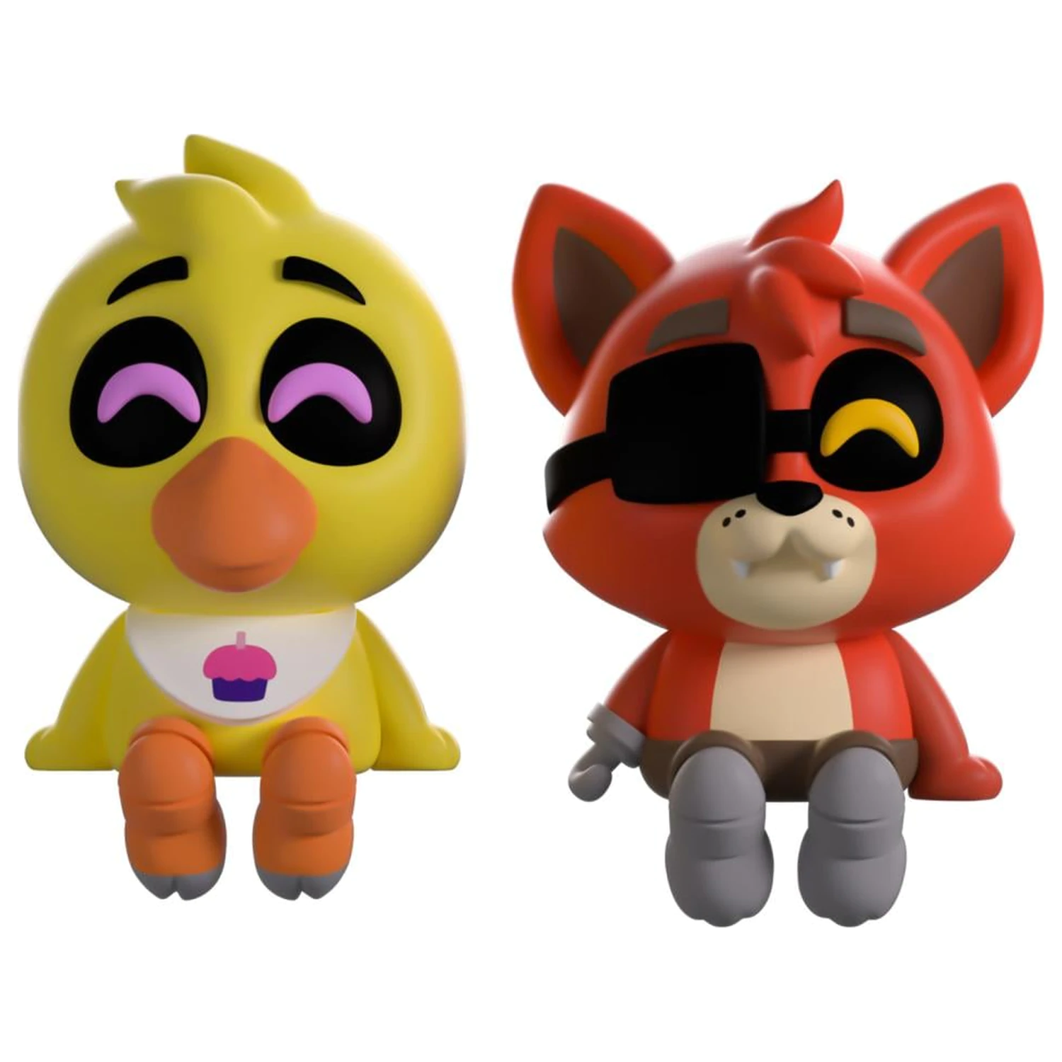 Five Nights at Freddy's Chica & Foxy Monitor Buddiez figurák 6cm termékfotó