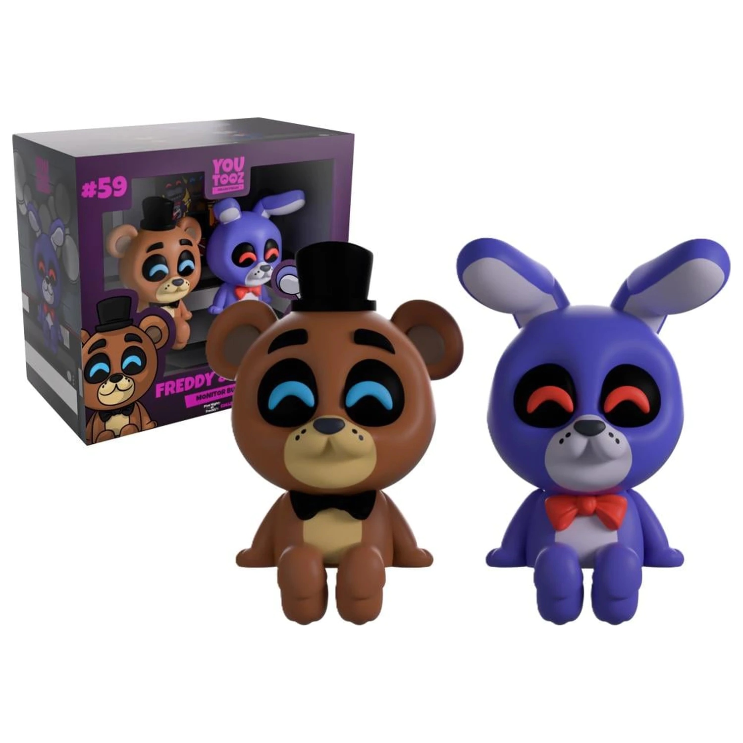 Five Nights at Freddy's Freddy & Bonnie Monitor Buddiez figurák 6cm termékfotó