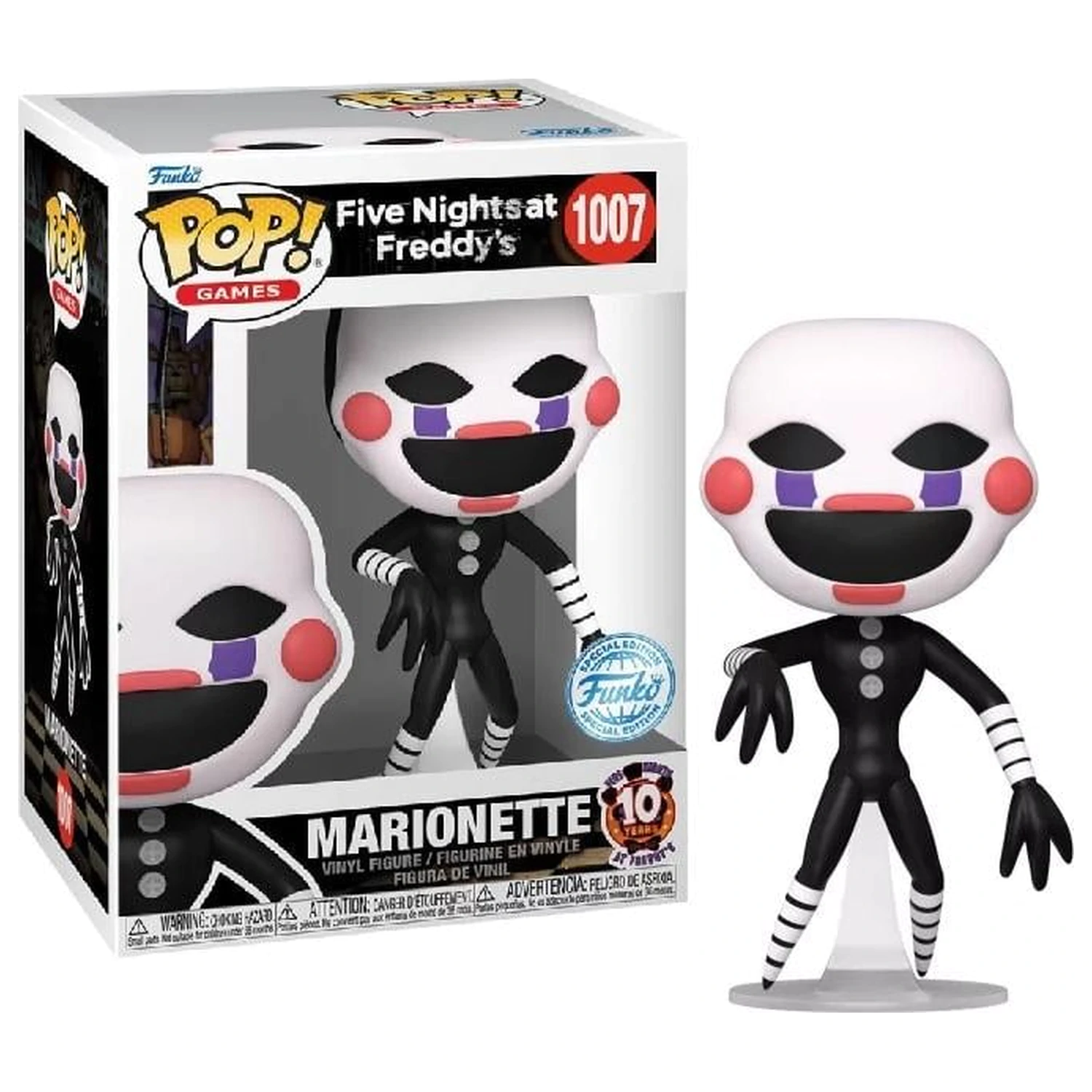 Five Nights at Freddy's Funko POP figura Game N° 1007 Marionette termékfotó