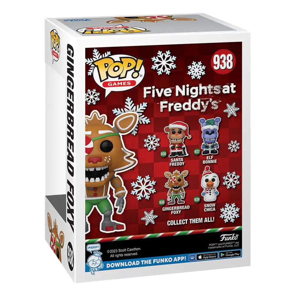 Five Nights at Freddy's Funko POP! Games Vinyl figura Holiday Foxy 9 cm termékfotó