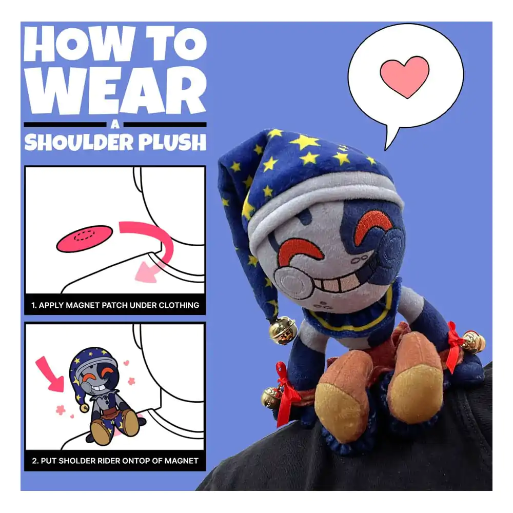 Five Nights at Freddy's Moon Shoulder Rider plüss figura 15 cm termékfotó