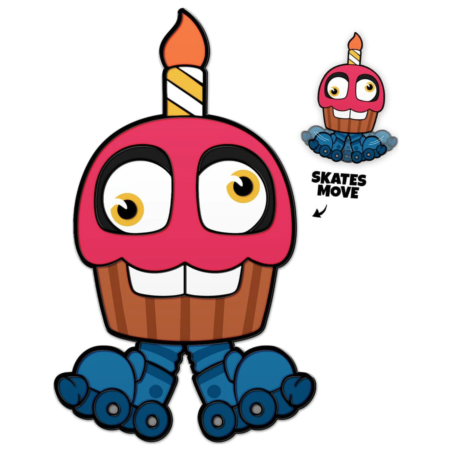 Five Nights at Freddy´s Party Mr Cupcake kitűző 5 cm termékfotó
