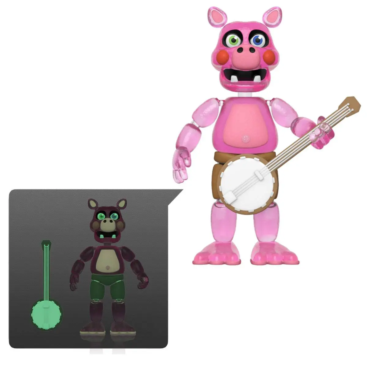 Five Nights at Freddy's Pizza Simulator Pig felvarró (Translucent) akciófigura 13 cm termékfotó