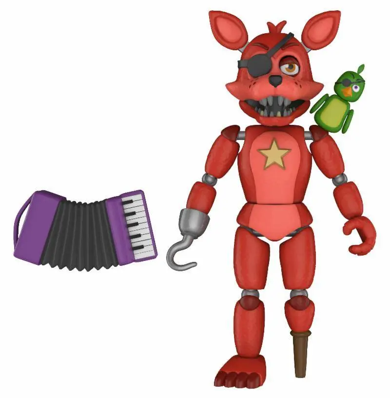 Five Nights at Freddy's Pizza Simulator Rockstar Foxy akciófigura 13 cm termékfotó