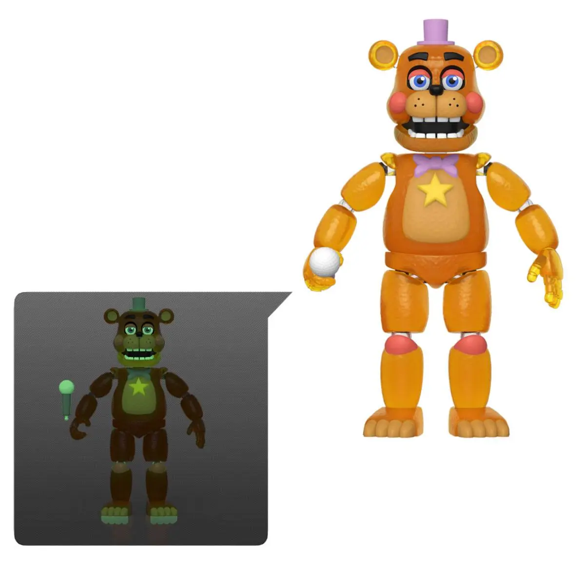 Five Nights at Freddy's Pizza Simulator Rockstar Freddy (Translucent) akciófigura 13 cm termékfotó