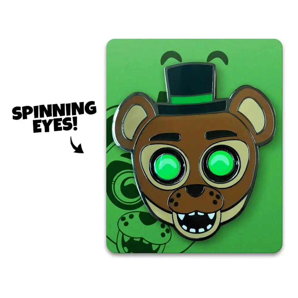 Five Nights at Freddy´s Popgoes The Weasel Glow in the Drak Spinning kitűző 5 cm termékfotó