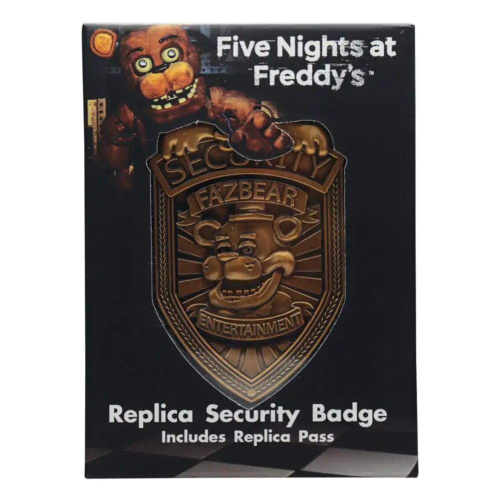 Five Nights at Freddy´s replika Security kitűző termékfotó