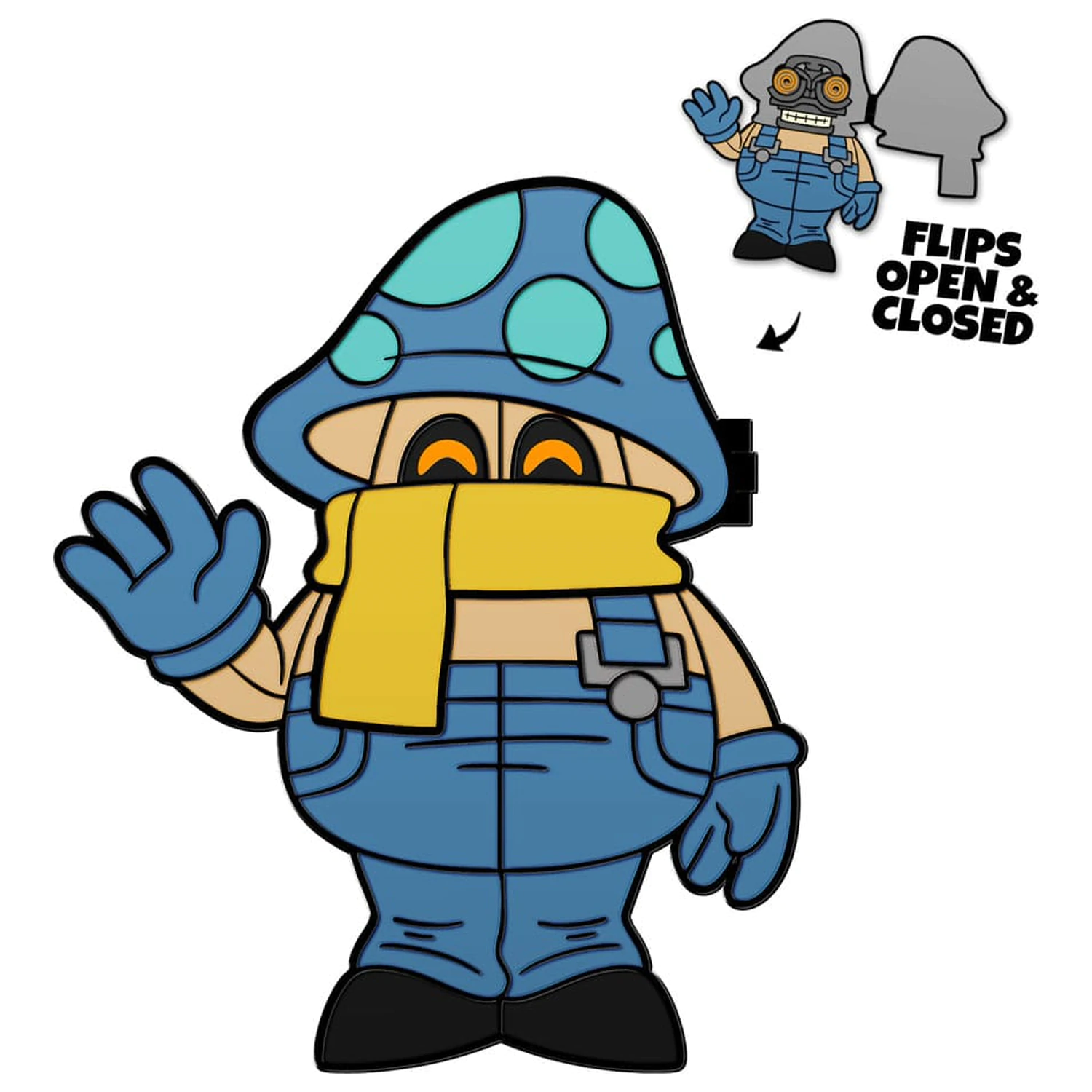 Five Nights at Freddy´s Reveal Mimic Mycellium Man kitűző 5 cm      termékfotó