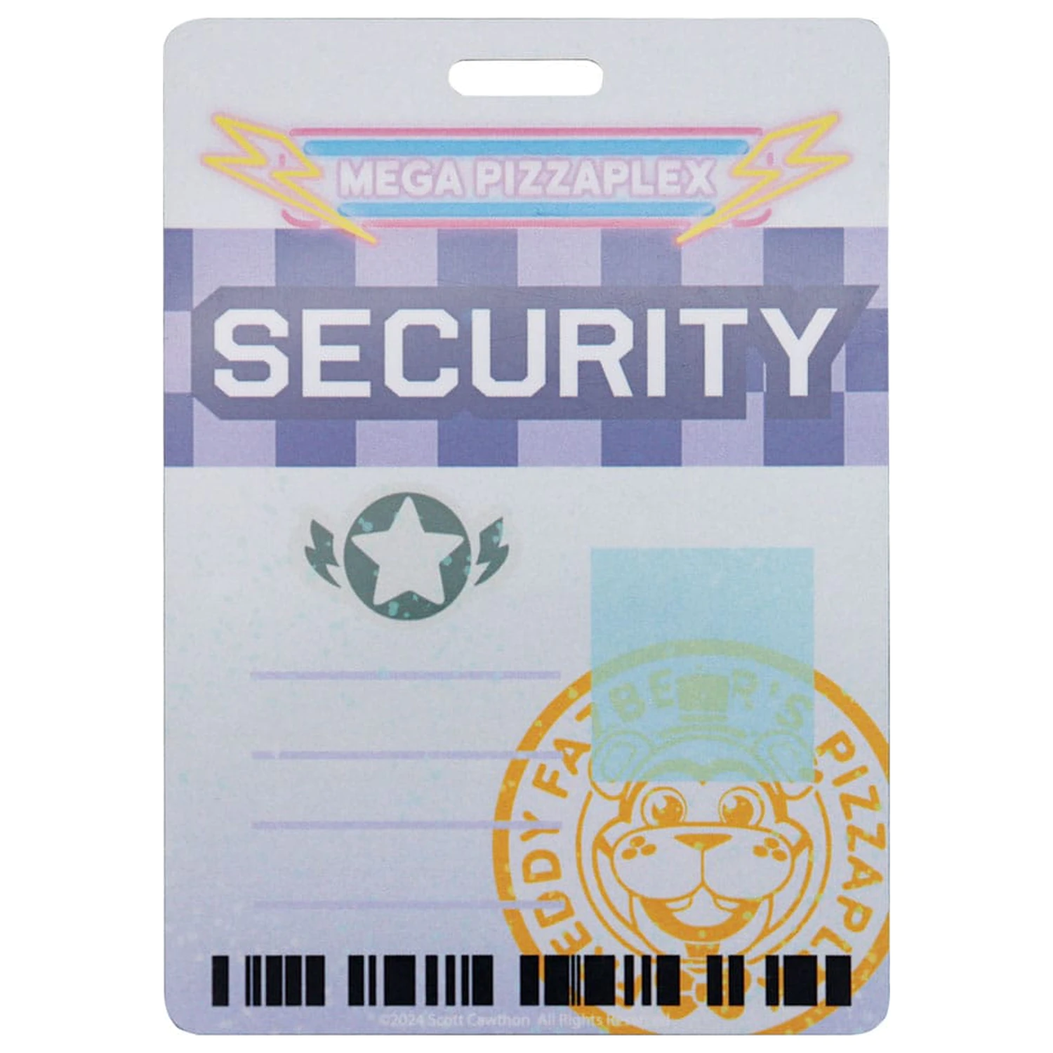 Five Nights at Freddy´s Security Badge Antique Brass Edition replika  termékfotó