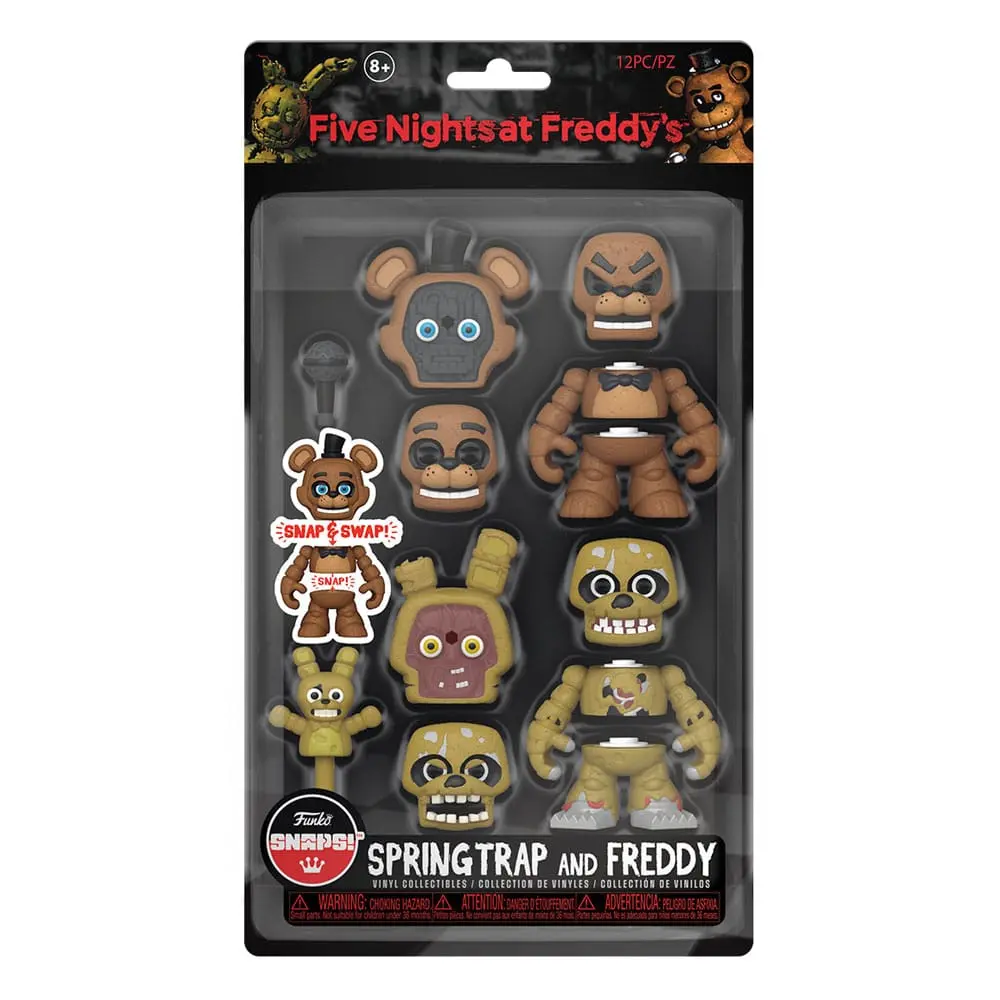 Five Nights at Freddy's Snap Freddy & Springtrap akciófigurák 9 cm termékfotó