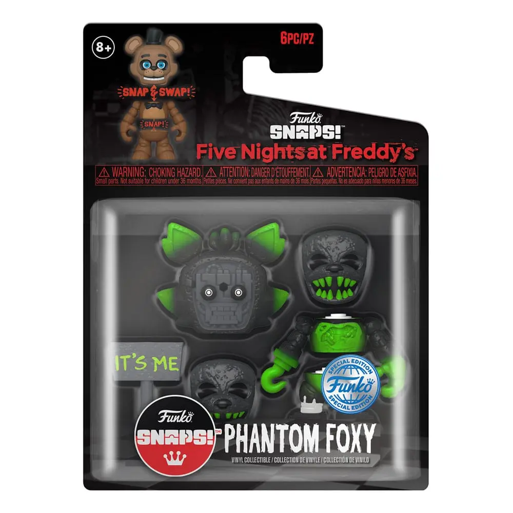 Five Nights at Freddy's Snap Phantom Foxy akciófigura 9 cm termékfotó