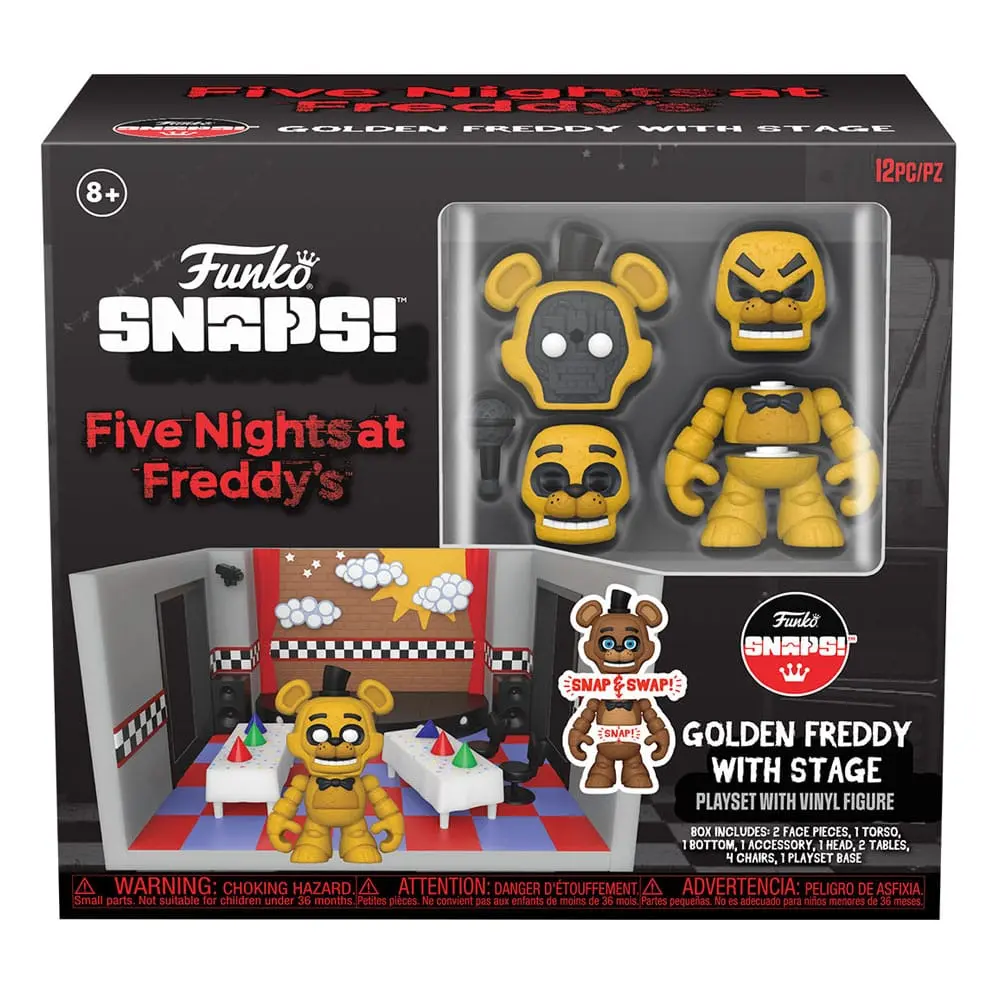 Five Nights at Freddy's Snap Stage w/Freddy (GD) játékkészlet és akciófigura 9 cm termékfotó
