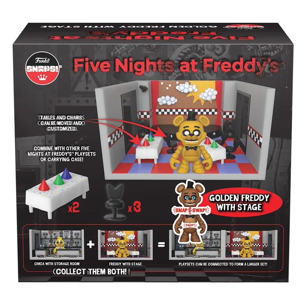 Five Nights at Freddy's Snap Stage w/Freddy (GD) játékkészlet és akciófigura 9 cm termékfotó