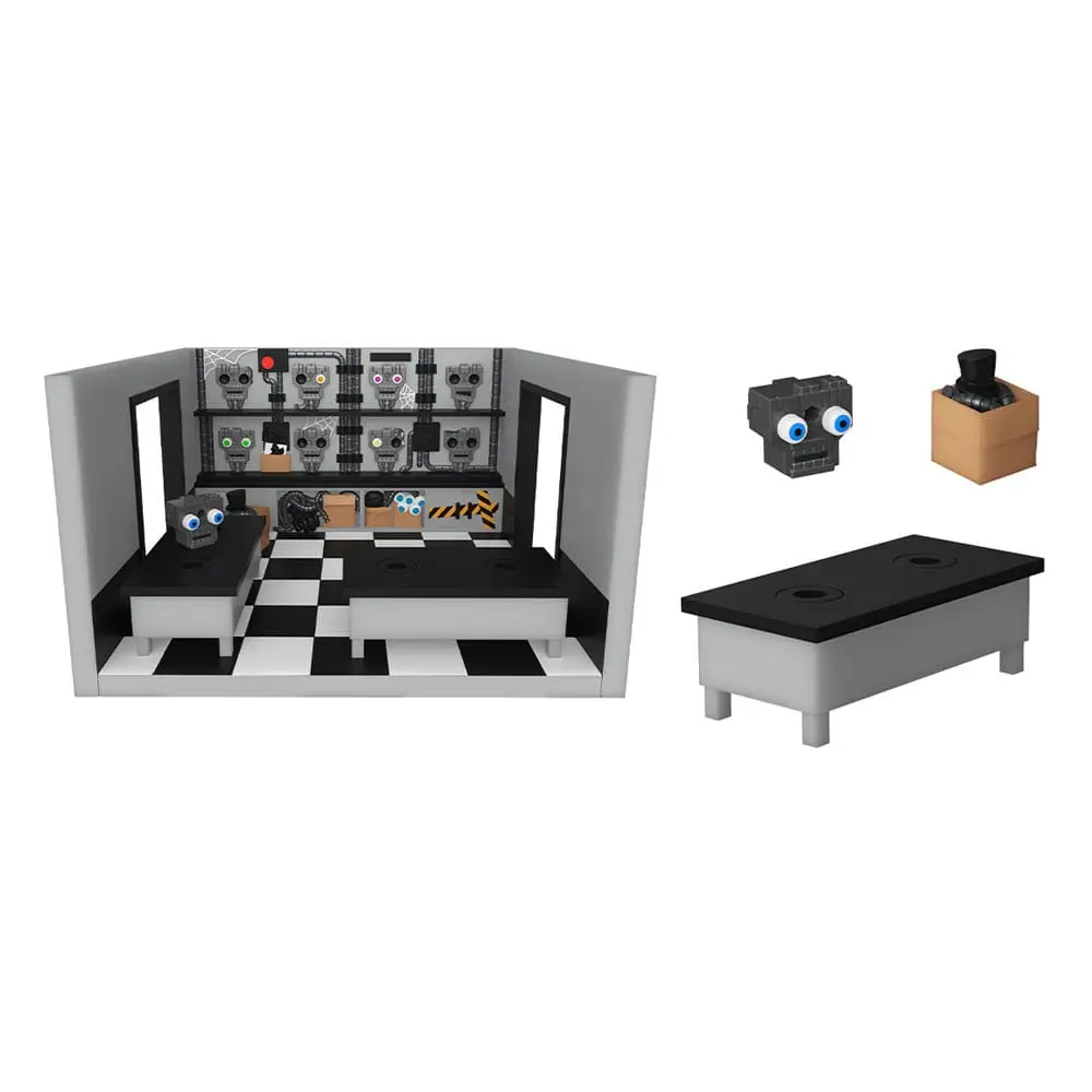 Five Nights at Freddy's Snap Storage Rm w/Chica játékkészlet és akciófigura 9 cm termékfotó