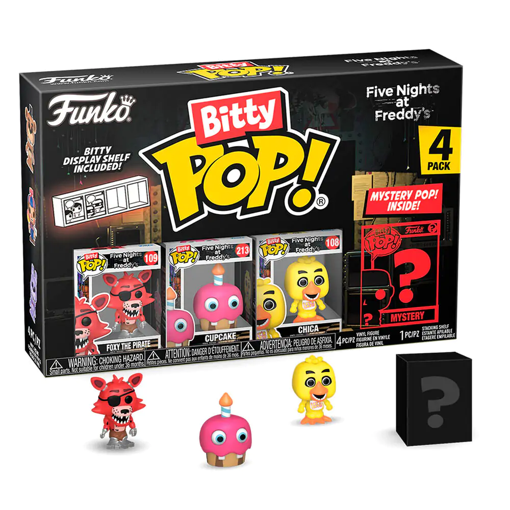 Five Nights at Freddys Funko Bitty POP 4 db-os figura csomag Foxy termékfotó