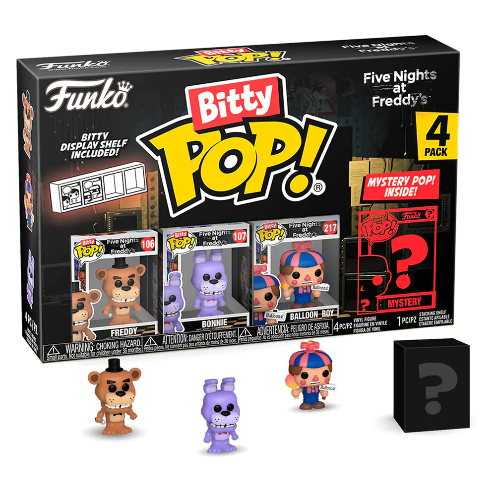 Five Nights at Freddys Funko Bitty POP 4 db-os figura csomag Freddy termékfotó