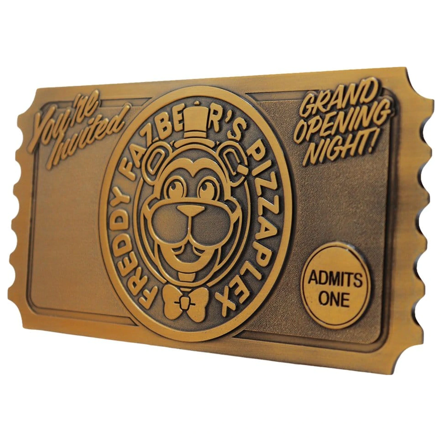 Five Nights at Freddy’s replika Pizzaplex Opening Night Ticket Limitált kiadás termékfotó