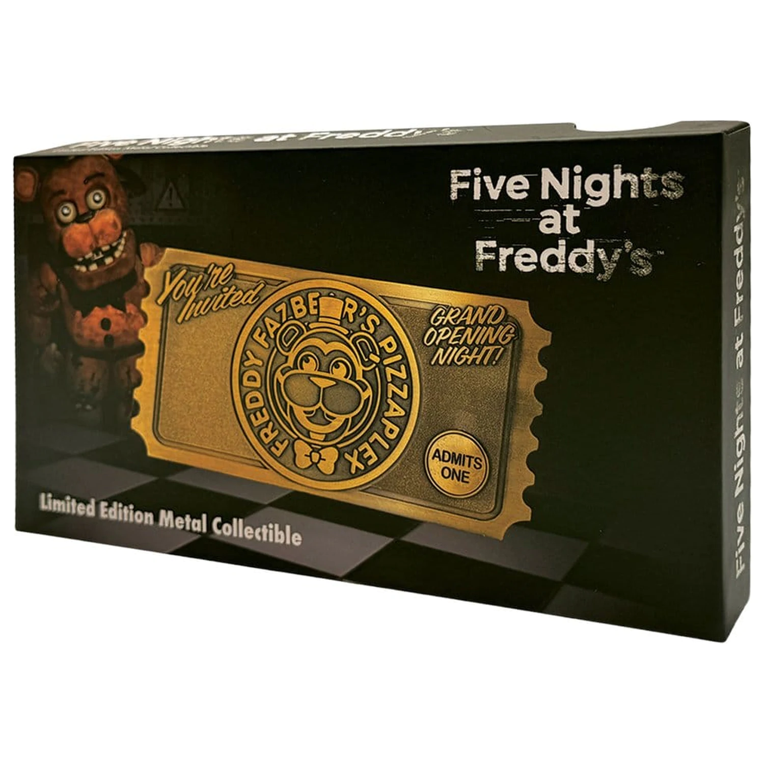 Five Nights at Freddy’s replika Pizzaplex Opening Night Ticket Limitált kiadás termékfotó