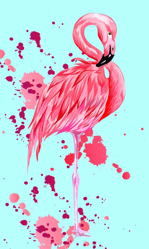 Flamingó Kéztörlő arctörlő, törölköző 30*50cm termékfotó