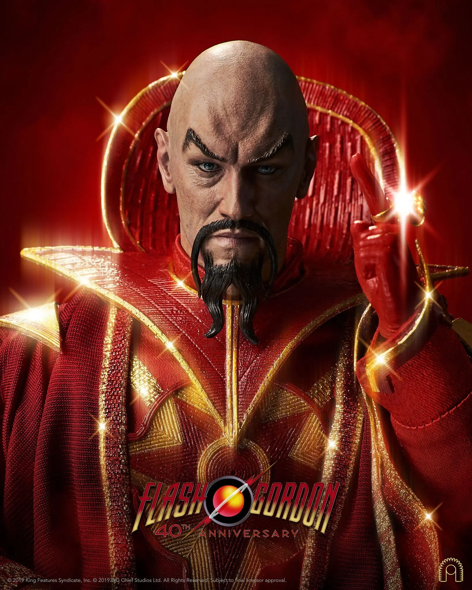 Flash Gordon 1/6 Ming the Merciless Limitált kiadású akciófigura 31 cm termékfotó