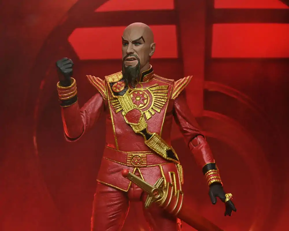 Flash Gordon (1980) Action Figure Ultimate Ming (Red Military Outfit) 18 cm termékfotó