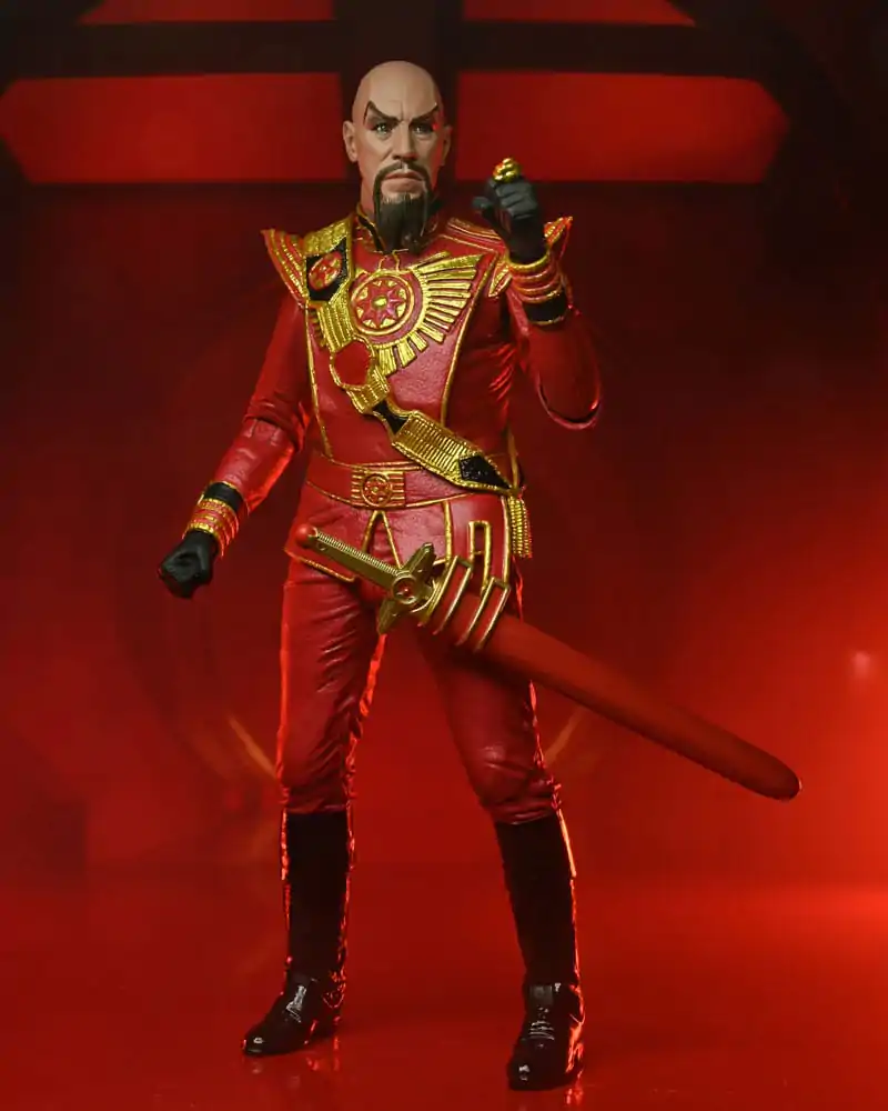 Flash Gordon (1980) Action Figure Ultimate Ming (Red Military Outfit) 18 cm termékfotó