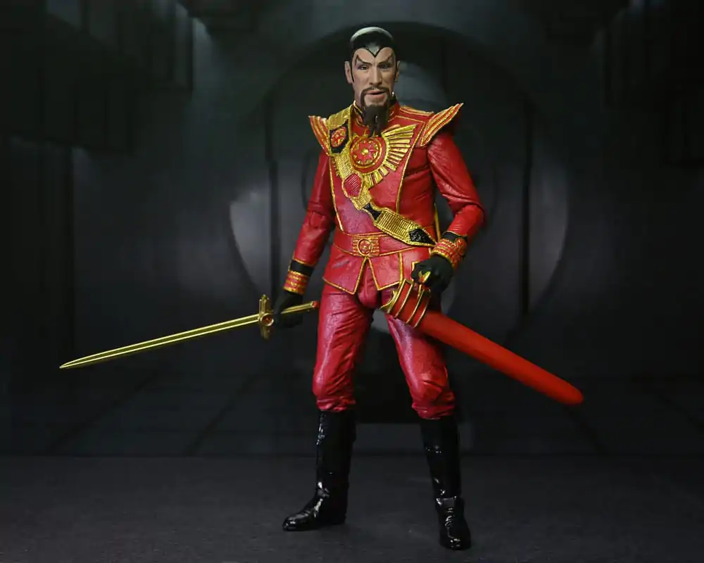 Flash Gordon (1980) Action Figure Ultimate Ming (Red Military Outfit) 18 cm termékfotó