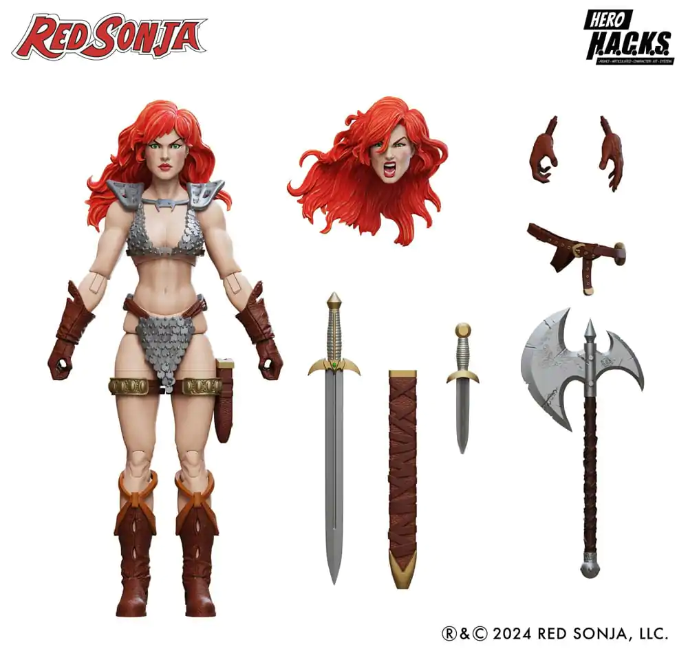 Flash Gordon Hero H.A.C.K.S. Red Sonja akciófigura termékfotó