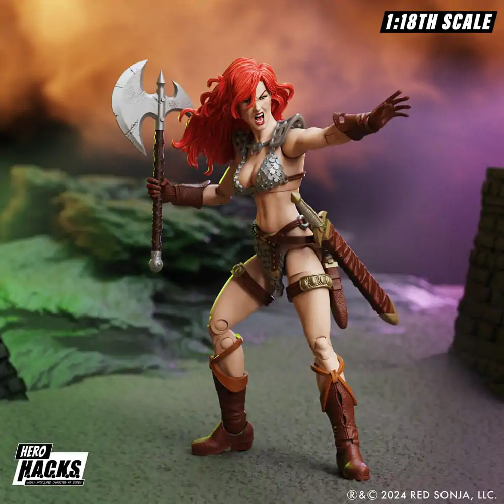 Flash Gordon Hero H.A.C.K.S. Red Sonja akciófigura termékfotó