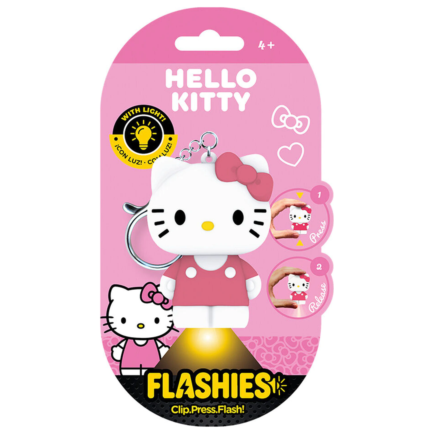 Flashies Hello Kitty 3D kulcstartó zseblámpával termékfotó
