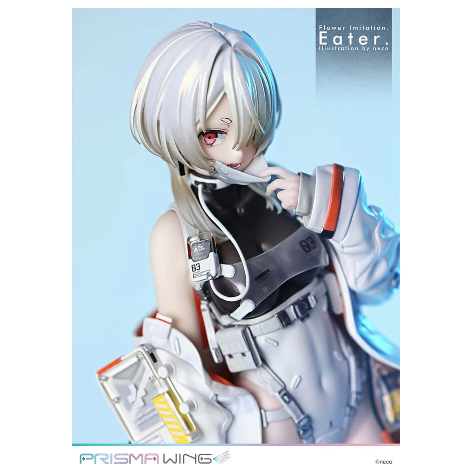 Flower Imitation Prisma Wing PVC szobor figura 1/7 Eater Illustration by neco 32 cm termékfotó