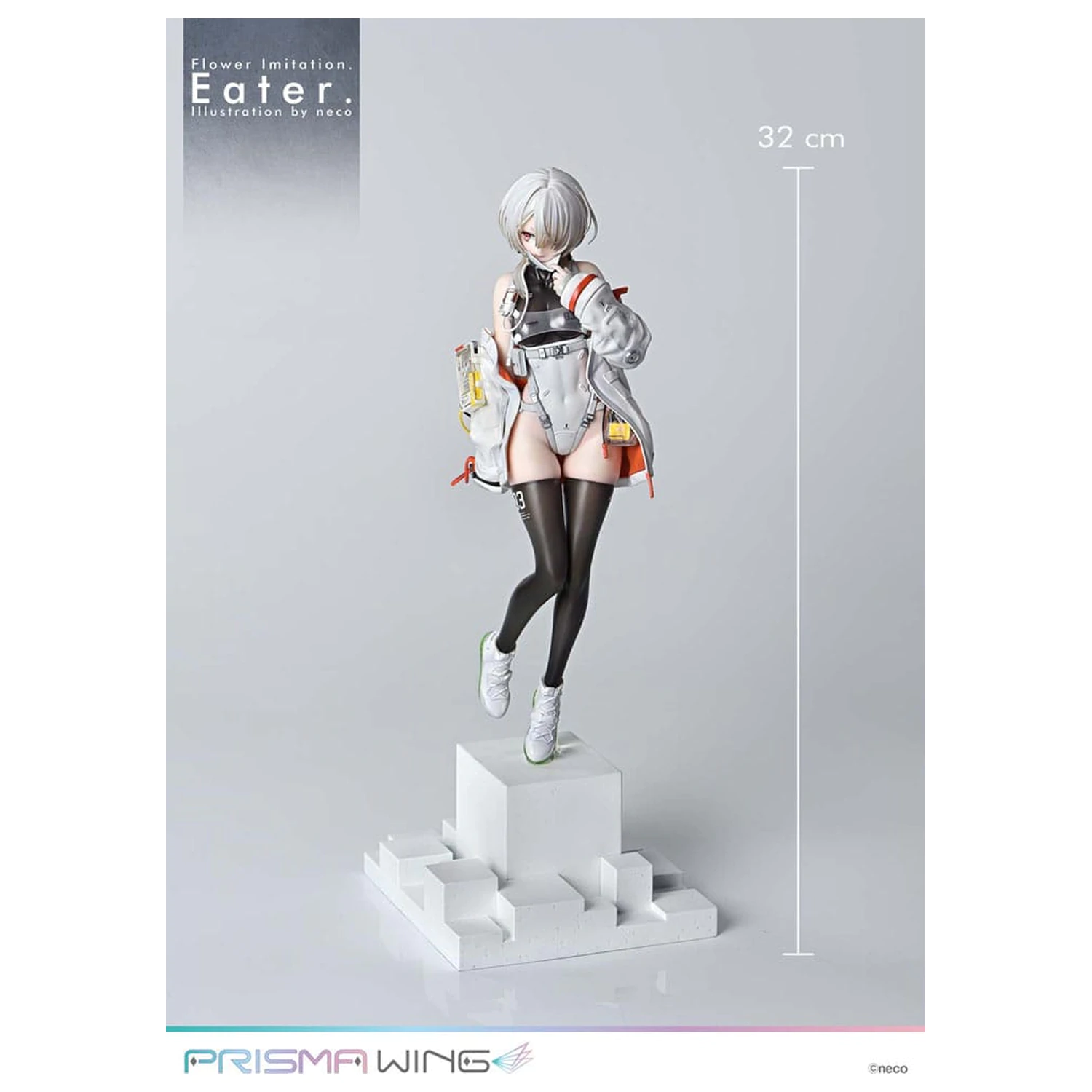 Flower Imitation Prisma Wing PVC szobor figura 1/7 Eater Illustration by neco 32 cm termékfotó