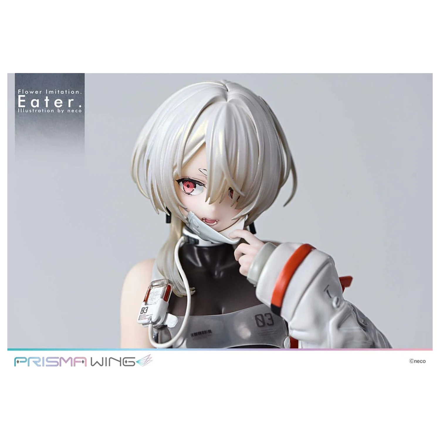 Flower Imitation Prisma Wing PVC szobor figura 1/7 Eater Illustration by neco 32 cm termékfotó