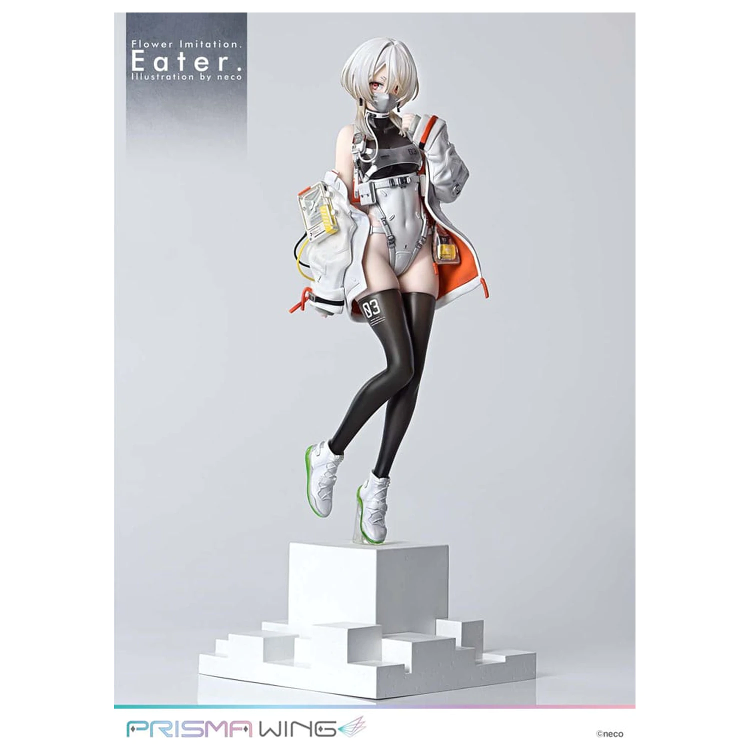 Flower Imitation Prisma Wing PVC szobor figura 1/7 Eater Illustration by neco 32 cm termékfotó