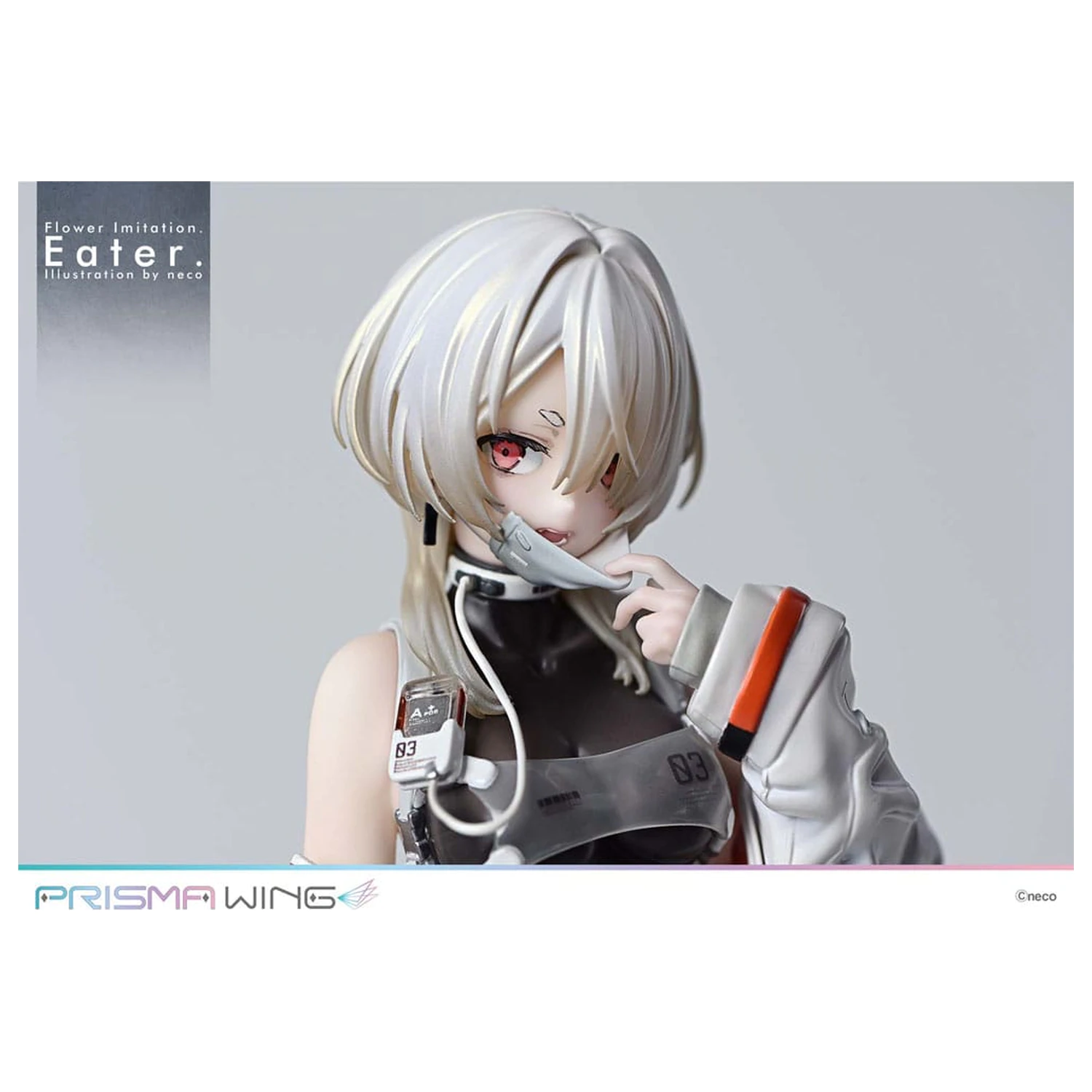 Flower Imitation Prisma Wing PVC szobor figura 1/7 Eater Illustration by neco 32 cm termékfotó
